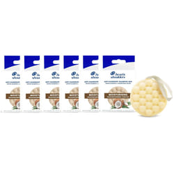 6 x Head & Shoulders Anti-Dandruff Solid Shampoo Bar, Moisturising, With Coconut Oil, 70g