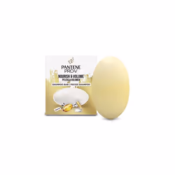 Nourish & Volume Vegan Shampoo Bar with Pro-vitamins, Solid Travel Toiletries for Damaged & Dry Hair (70G) Rich Lather, 97% N ...