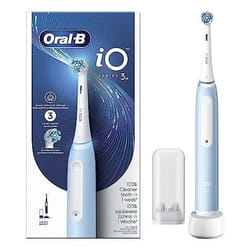 Oral-B Braun iO Series 3N Adult Vibrating toothbrush Light Blue, White