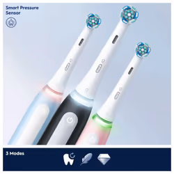 Oral-B iO 3 Matte Adult Vibrating toothbrush Black, White - Additional view 7