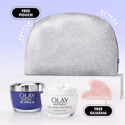Olay Face Cream Collagen Peptide24 & Retinol24 Night Cream Woman Gift Sets, 50ml
