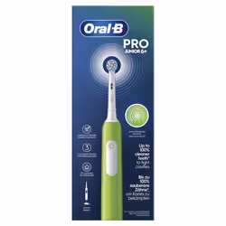 Oral-B Junior 8006540743027, Child, Rotating toothbrush, Daily care, Sensitive, Whitening, Green, 2 min, Soft