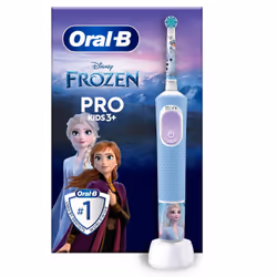 Oral-B PRO Vitality Kids - Frozen, Child, Rotating-oscillating toothbrush, Daily care, Sensitive, Multicolour, 4 x 30 sec, Ex ...