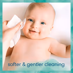 Harmonie Aqua Baby Wipes Plastic Free 9 Packs, 432 Baby Wet Wipes, Help restore natural skin pH, with 99% Water