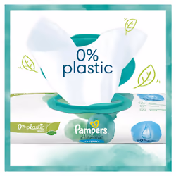 Harmonie Aqua Baby Wipes Plastic Free 9 Packs, 432 Baby Wet Wipes, Help restore natural skin pH, with 99% Water - Additional view 5