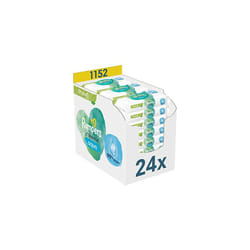 Harmonie Aqua Baby Wipes Plastic Free 24 Packs = 1152 Wipes