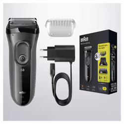 Braun Series 3 3000BT Foil shaver Trimmer Grey - Additional view 6