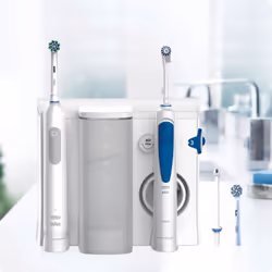 Oral-B Idropulsore Health Center Adult Rotating-oscillating toothbrush Blue, White