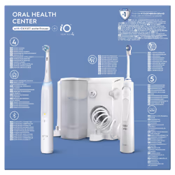 Oral-B iO4 & OxyJet Adult Rotating-oscillating toothbrush White