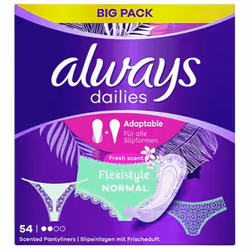 Always Slipeinlage Daily Fresh Flexistyle, 54 pc(s)