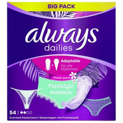 Always Slipeinlage Daily Fresh Flexistyle Sanitary napkin 54 pc(s)