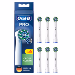 Oral-B CrossAction , 6 pc(s), White, 3 month(s), Oral-B, Box
