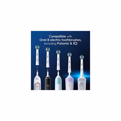 Pro Precision Clean Electric Toothbrush Head, X-Shape And Angled Bristles for Deeper Plaque Removal, Pack of 4 Toothbrush Heads, White - Additional view 5