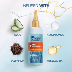 Hair Growth Serum, Dandruff Scalp Treatment, DermaXPRO, Leave-in Conditioner, Helps Support Hair Growth, Niacinamide & Caffeine, For Dry Scalp and