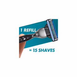 Mach3 Men's Razor + 12 Razor Blade Refills, 3 Blades for a Smooth Shave, Fits All Mach3 Handles
