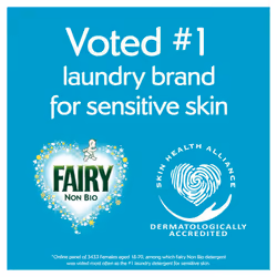 Fairy Non Bio Pods, 140 Count Laundry  Capsule Liquid Detergent