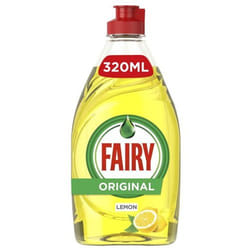 FAIRY Washing Up Liquid 320ml Lemon  - 1015106
