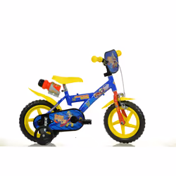 Dino Bikes Sam il pompiere, City bike, Children, Unisex, Folding, Metal, Blue, Yellow