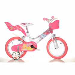Dino Bikes 146R-BA, Girls, Children, Female, Upright, Metal, Pink, White