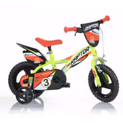 Dino Bikes 8006817906155, City bike, Children, Unisex, 30.5 cm (12"), Multicolour, 30.5 cm (12")