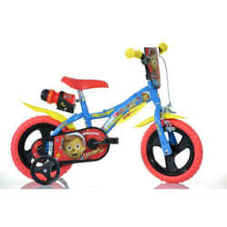 Dino Pinocchio Kids 12" Wheel Bike - Blue/Red/Yellow