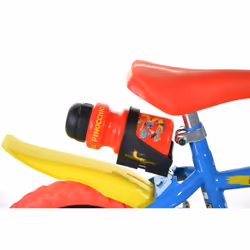 Dino Pinocchio Kids 12" Wheel Bike - Blue/Red/Yellow