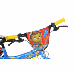 Dino Pinocchio Kids 16" Wheel Bike - Blue/Red/Yellow