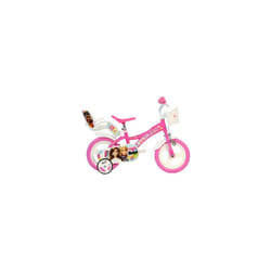 Dino Barbie Rosa 12in Kids Girls Bike - Pink