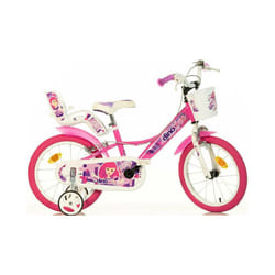 Dino Fairy 16" Kids Bike - Pink