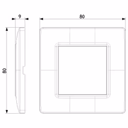 Vimar 14642.41 wall plate/switch cover White