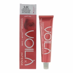 Intercosmo Voila 3C Intense 5.53 Light Mahogany Golden Brown Hair Colour 60ml For Women