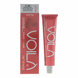 Intercosmo Voila 3C 7.35 Medium GoldenMahogany Blonde Hair Colour 60ml For Women