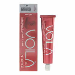 Intercosmo Voila 3C 7.34 Medium Golden Copper Blonde Hair Colour 60ml For Women