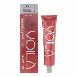 Intercosmo Voila 3C Intense 5.4 Light Copper Brown Hair Colour 60ml For Women