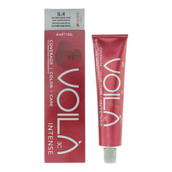 Intercosmo Voila 3C Intense 5.4 Light Copper Brown Hair Colour 60ml For Women