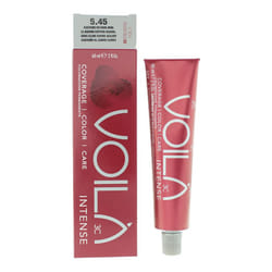 Intercosmo Voila 3C Intense 5.45 Light Brown Copper Mahogany Hair Colour 60ml For Women