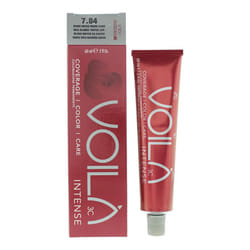Intercosmo Voila 3C Intense 7.84 Medium Blonde Toffee Copper Hair Colour 60ml For Women
