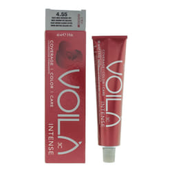 Intercosmo Voila 3C Intense 4.55 Medium Brown Intense Mahogany Hair Colour 60ml For Women