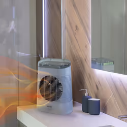 Imetec Silent Power Protection Indoor Blue 2200 W Fan electric space heater - Additional view 7