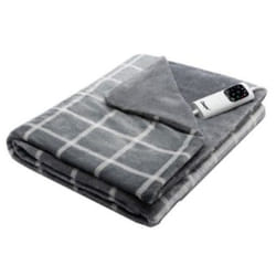 Daga 16874 electric blanket 150 W Grey, White Fabric, Velvet