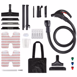 Polti Vaporetto Lecoaspira FAV50 Multifloor Cylinder steam cleaner 1.8 L 1350 W Red, White