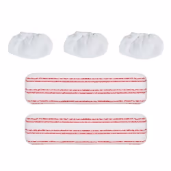 Polti PAEU0324, Cloth pad, Red, White, Cotton, Polyamide, Polyester, Polti Vaporetto models: Pro, Classic, Forever Exclusive, ...