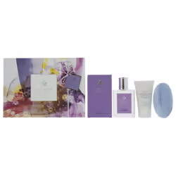 Acca Kappa Wisteria Glicine Gift Set 100ml EDP Spray + Soap 150G + Hand Cream 75ML