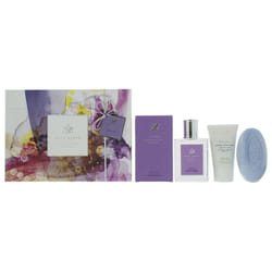 Acca Kappa Wisteria Glicine Gift Set 100ml EDP Spray + Soap 150G + Hand Cream 75ML