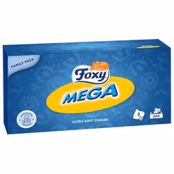 Foxy Mega, White, Cellulose, Monochromatic, 200 pc(s)