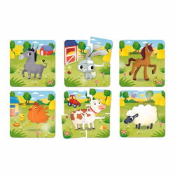 Lisciani 80083 puzzle Jigsaw puzzle 4 pc(s) Farm