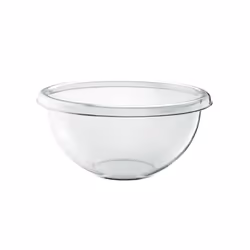 Fratelli Guzzini 0860.22 00, Salad bowl, Round, Styrene Acrylonitrile (SAN), Transparent, 2.5 L, Personal