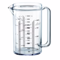 Fratelli Guzzini 01320100, Jug, 1 L, Transparent, Plastic, Italy, 13 cm