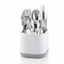 Fratelli Guzzini Kitchen, Drainer, Holder, Tabletop, Cutlery, Grey, White, Polypropylene (PP)