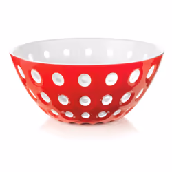Fratelli Guzzini Le murrine, Round, Styrene Acrylonitrile (SAN), Red, White, 2.7 L, Le murrine, Pio&tito toso